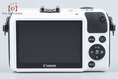 【中古】Canon キヤノン EOS M 18-55 IS STM レンズキット ホワイト