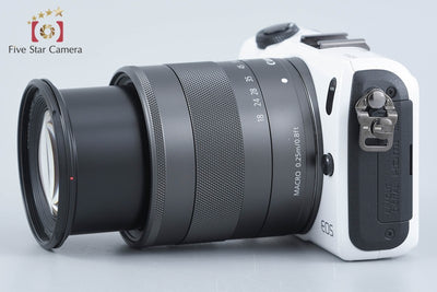 【中古】Canon キヤノン EOS M 18-55 IS STM レンズキット ホワイト