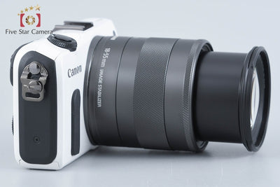 【中古】Canon キヤノン EOS M 18-55 IS STM レンズキット ホワイト