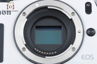 【中古】Canon キヤノン EOS M 18-55 IS STM レンズキット ホワイト