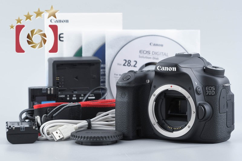 【中古】Canon キヤノン EOS 70D デジタル一眼レフカメラ