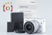 【中古】Canon キヤノン EOS M10 EF-M 15-45 IS STM レンズキット ホワイト
