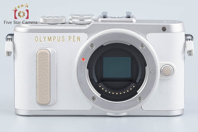 【中古】OLYMPUS オリンパス PEN E-PL8 EZ ダブルズームキット ホワイト