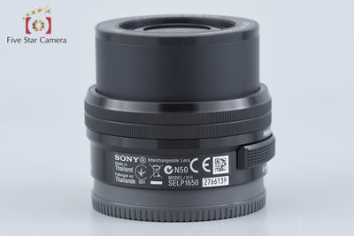 【中古】SONY ソニー E PZ 16-50mm f/3.5-5.6 OSS SELP1650 ブラック