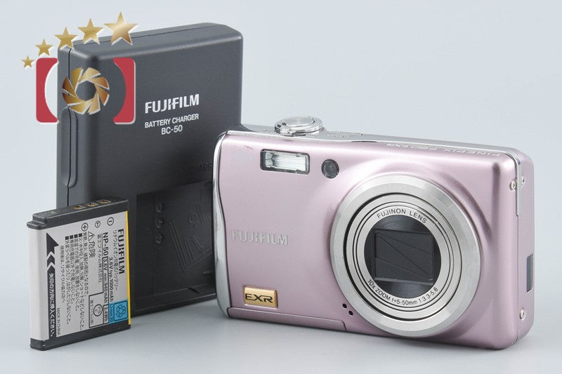 【中古】FUJIFILM 富士フイルム FinePix F80EXR ピンク コンパクトデジタルカメラ