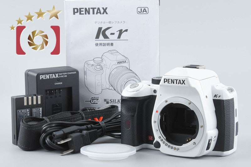 【中古】PENTAX ペンタックス K-r ホワイト デジタル一眼レフカメラ