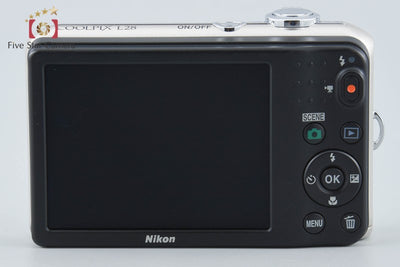 【中古】Nikon ニコン COOLPIX L28 シルバー コンパクトデジタルカメラ