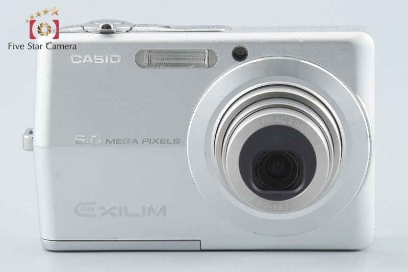 中古】CASIO カシオ EXILIM ZOOM EX-Z600 シルバー コンパクトデジタル