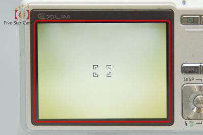 【中古】CASIO カシオ EXILIM ZOOM EX-Z600 シルバー コンパクトデジタルカメラ