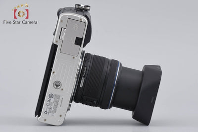 【中古】OLYMPUS オリンパス PEN E-P5 シルバー 14-42mm レンズキット + VF-4 ビューファインダー シャッター回数僅少 元箱付き