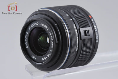 【中古】OLYMPUS オリンパス PEN E-P5 シルバー 14-42mm レンズキット + VF-4 ビューファインダー シャッター回数僅少 元箱付き