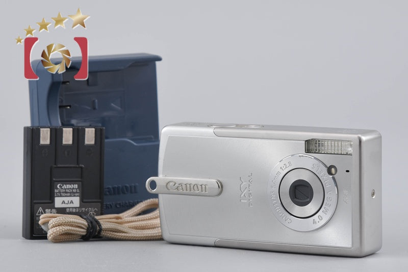 【中古】Canon キヤノン IXY Digital L プラチナシルバー コンパクトデジタルカメラ