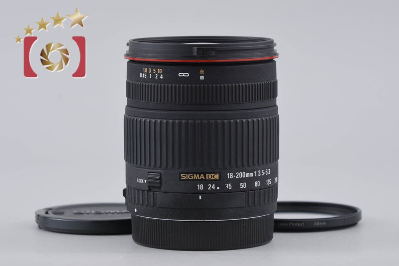 【中古】SIGMA シグマ 18-200mm f/3.5-6.3 DC キヤノン用