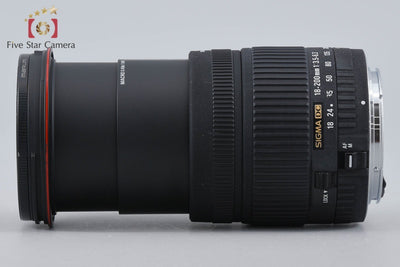 【中古】SIGMA シグマ 18-200mm f/3.5-6.3 DC キヤノン用