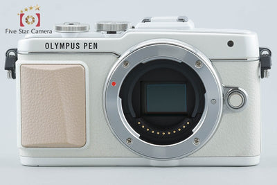 【中古】OLYMPUS オリンパス PEN Lite E-PL7 EZ ダブルズームキット ホワイト 元箱付き