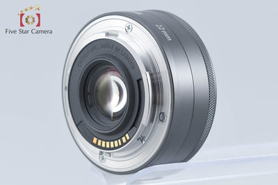 【中古】Canon キヤノン EF-M 22mm f/2 STM ブラック