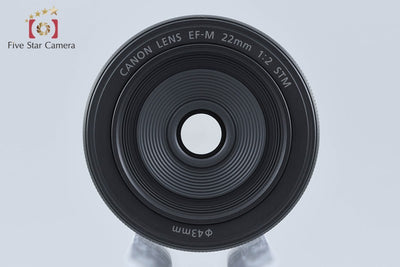 【中古】Canon キヤノン EF-M 22mm f/2 STM ブラック