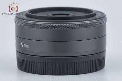 【中古】Canon キヤノン EF-M 22mm f/2 STM ブラック