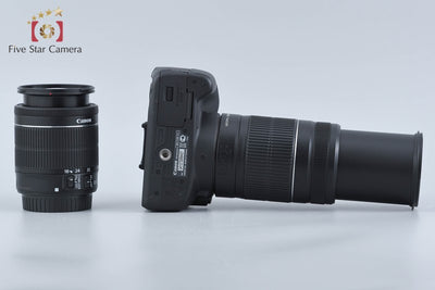 【中古】Canon キヤノン EOS Kiss X7 ダブルズームキット ブラック シャッター回数僅少