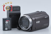 【中古】SONY ソニー HANDYCAM HDR-CX535 ボルドーブラウン デジタルビデオカメラ