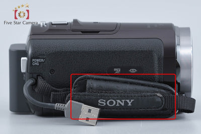 【中古】SONY ソニー HANDYCAM HDR-CX535 ボルドーブラウン デジタルビデオカメラ