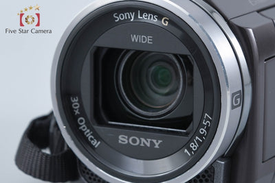 【中古】SONY ソニー HANDYCAM HDR-CX535 ボルドーブラウン デジタルビデオカメラ