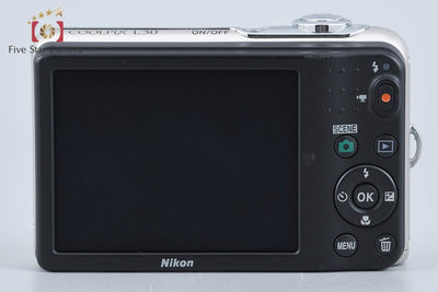 【中古】Nikon ニコン COOLPIX L30 シルバー コンパクトデジタルカメラ