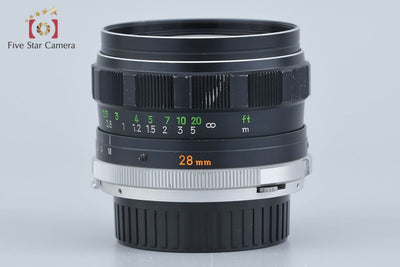 【中古】MINOLTA ミノルタ MC W.ROKKOR-SG 28mm f/3.5