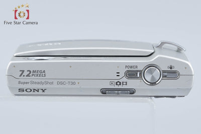 【中古】SONY ソニー Cyber-Shot DSC-T30 シルバー デジタルスチルカメラ