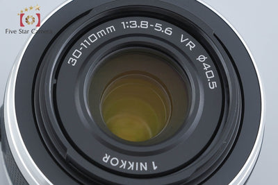 【中古】Nikon ニコン 1 NIKKOR 30-110mm f/3.8-5.6 VR シルバー