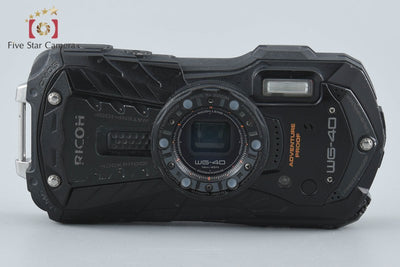 【中古】RICOH リコー PENTAX ペンタックス WG-40 ブラック コンパクトデジタルカメラ