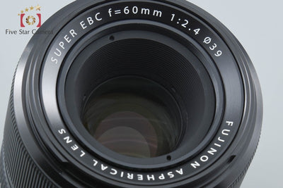 【中古】FUJIFILM 富士フイルム XF 60mm f/2.4 R Macro Aspherical