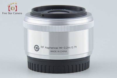 【中古】Nikon ニコン 1 NIKKOR 18.5mm f/1.8 シルバー 元箱付き