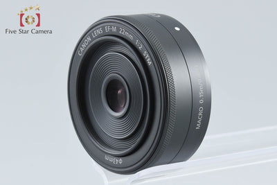 【中古】Canon キヤノン EF-M 22mm f/2 STM ブラック