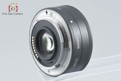 【中古】Canon キヤノン EF-M 22mm f/2 STM ブラック