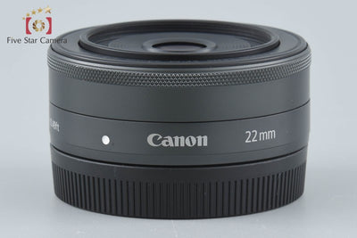【中古】Canon キヤノン EF-M 22mm f/2 STM ブラック