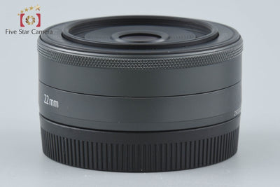 【中古】Canon キヤノン EF-M 22mm f/2 STM ブラック