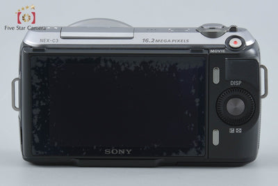 【中古】SONY ソニー α NEX-C3 ズームレンズキット ブラック シャッター回数僅少
