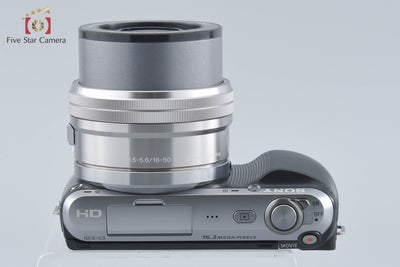 【中古】SONY ソニー α NEX-C3 ズームレンズキット ブラック シャッター回数僅少