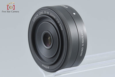 【中古】Canon キヤノン EF-M 22mm f/2 STM ブラック
