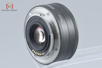 【中古】Canon キヤノン EF-M 22mm f/2 STM ブラック