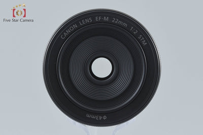 【中古】Canon キヤノン EF-M 22mm f/2 STM ブラック
