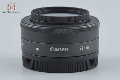 【中古】Canon キヤノン EF-M 22mm f/2 STM ブラック