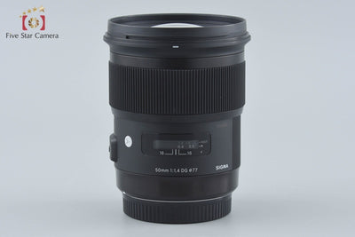 【中古】SIGMA シグマ Art 50mm f/1.4 DG HSM キヤノン用