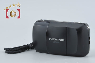 【中古】OLYMPUS オリンパス μ[mju:] ブラック コンパクトフィルムカメラ