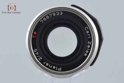 【中古】CONTAX コンタックス Carl Zeiss Planar 45mm f/2 T*