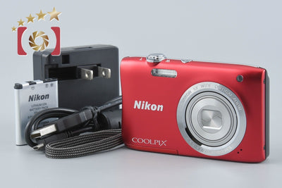 【中古】Nikon ニコン COOLPIX S2900 レッド コンパクトデジタルカメラ