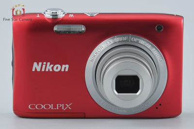 【中古】Nikon ニコン COOLPIX S2900 レッド コンパクトデジタルカメラ