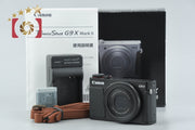 【中古】Canon キヤノン PowerShot G9 X Mark II ブラック コンパクトデジタルカメラ 元箱付き