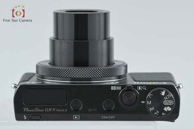 【中古】Canon キヤノン PowerShot G9 X Mark II ブラック コンパクトデジタルカメラ 元箱付き